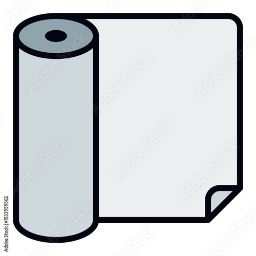 Paper cutter icon. Cutting tool. Trimmer for paper and print work