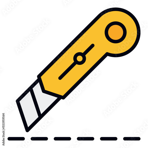 Paper roll icon. Printing material. Roll feed and print media