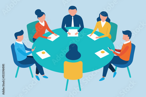 Collaborative Teamwork A Round Table Discussion for Effective Meetings