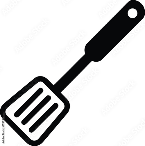Spatula Icon Outline Vector Illustration