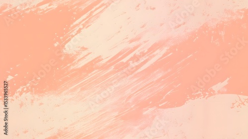 Abstract painting with soft peach and cream tones.