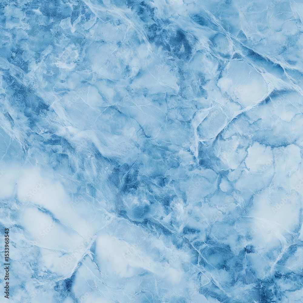 Naklejka premium Generative AI, Blue marble textures with natural veining