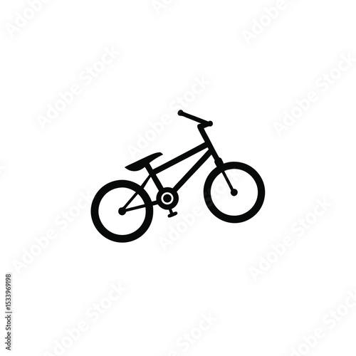 BMX Bicycle Icon A Simple Vector Illustration of a Bike