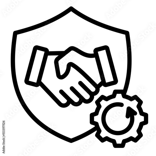 Business Shield  Icon Element For Design	