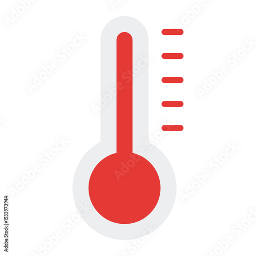 Temperature icon. Heat change. Climate rise and global warming