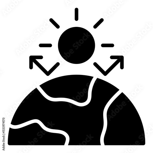 Greenhouse gases icon. Emission symbol. Climate crisis and pollution