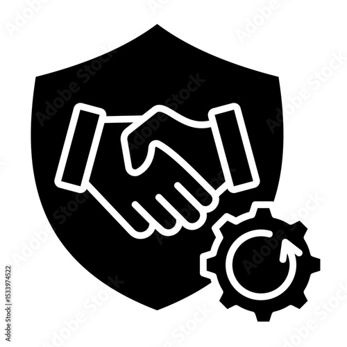 Business Shield  Icon Element For Design	