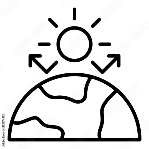 Greenhouse gases icon. Emission symbol. Climate crisis and pollution