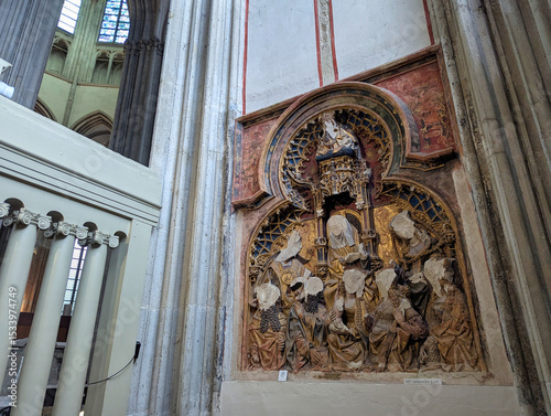 Obraz na plátně Burial chapel of Jan van Arkel bishop damaged in 1580 during Remormation of St M