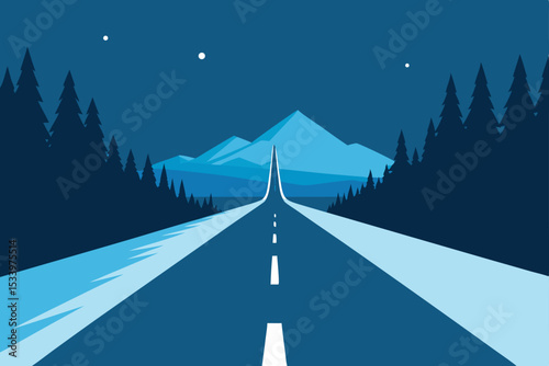 road to the mountains