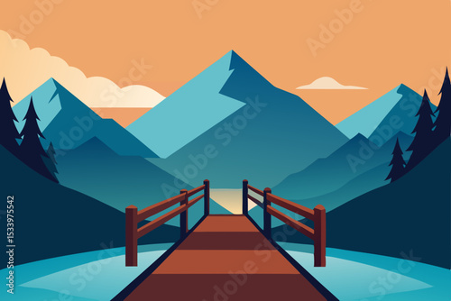 mountain landscape in the mountains