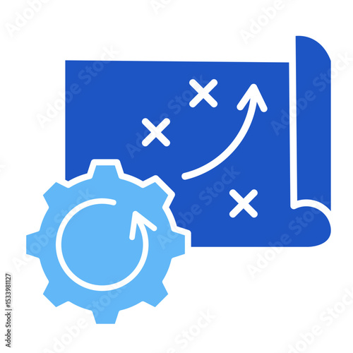 Continuity Strategy  Icon Element For Design	