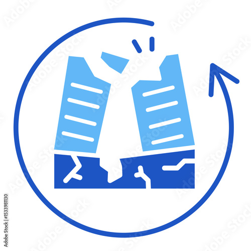 Disaster  Icon Element For Design	