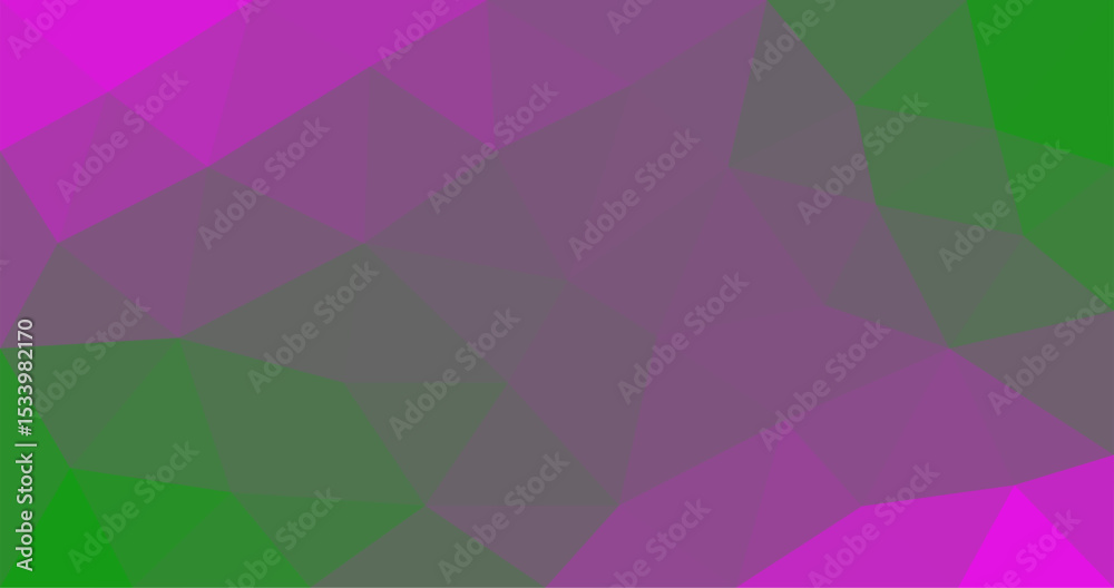 Fototapeta premium Polygon background. Abstract polygonal illustration Pink Purple Green Triangular design