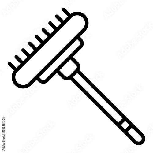 Brush icon. Car cleaning tool. Auto detailing and wash equipment
