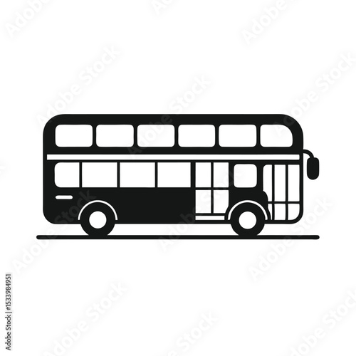 bus vector illustration with transparent background