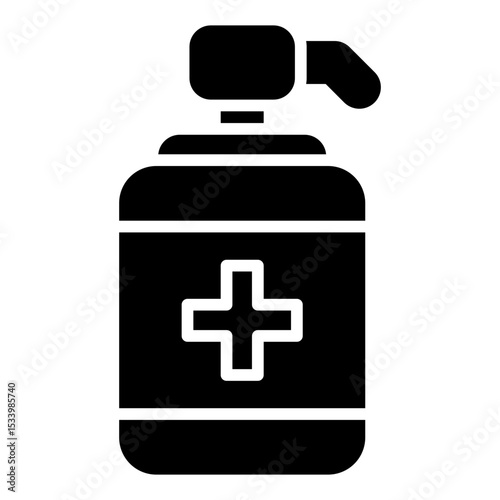 Hand sanitizer icon. Clean hands gel. Hygiene and disinfectant