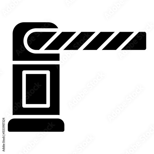 Parking service icon. Car lot area. Vehicle space and transport icon