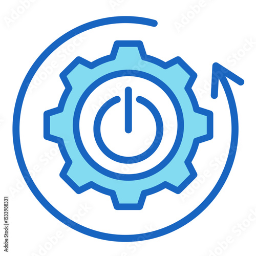 Business Restart  Icon Element For Design	