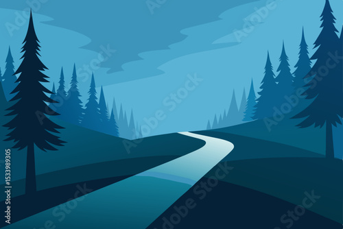 road to the mountains
