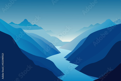 mountain lake in the mountains