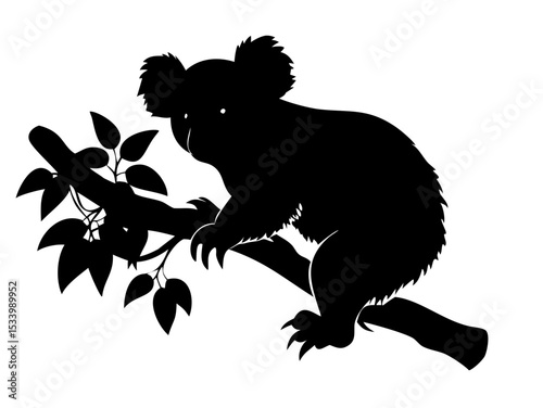 silhouette of a bear