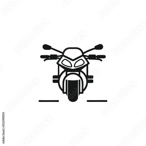vector illustration of a scooter