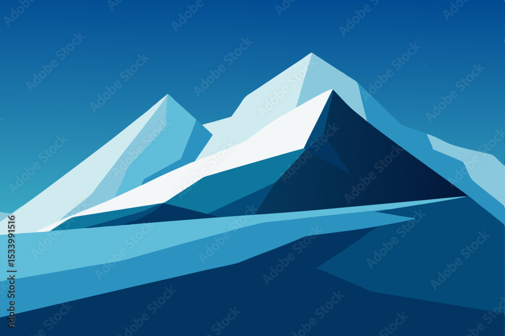 Fototapeta premium mountain landscape vector illustration