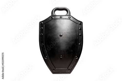 Dark front view of shield display