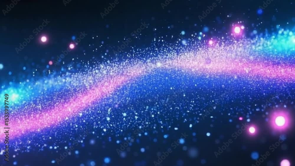 Elegant isolated sparkling particles bursting gently on a dark background, perfect for festive overlays, celebrations, and events video download