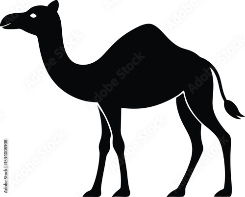 Camel Silhouette Vector

