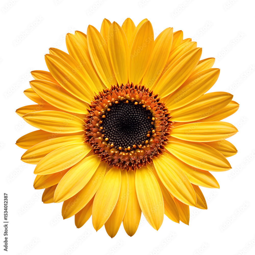 Sunflower isolated on transparent background Sunflower isolated on transparent background
