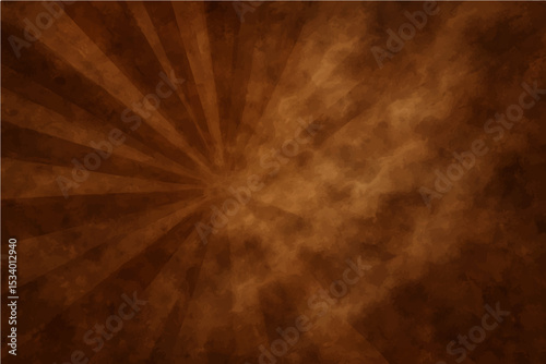 Abstract brown with rays and a hint of smoke texture.