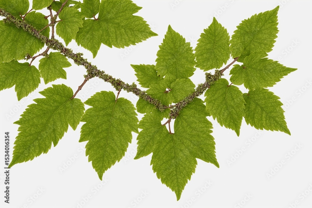 Fototapeta premium Vine Leaves with Moss