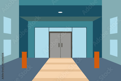 Modern Office Building Entrance Interior Design and Architecture