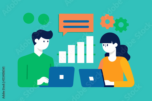 Collaborative Teamwork Boosting Productivity Through Shared Goals and Effective Communication