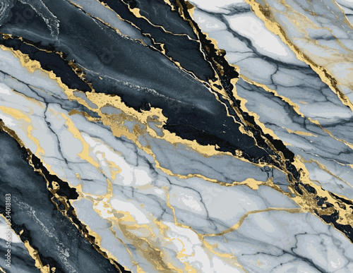 Dancing Veins: Abstract Stone Texture vector background abstract marble, featuring flowing, swirling patterns of grey, black, white, and gold; with a deep, rich, and luxurious marble stone texture