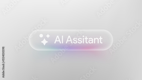 AI Assitant button. Rewrite prompt pushbutton. Generate artificial intelligence toggle. LLM magic stars logo. Machine learning text generator. Chatbot assistant. UI design. Vector illustration. 