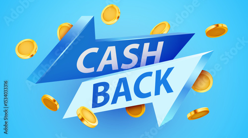 Cashback icon isolated on white background. Cashback or money back label.