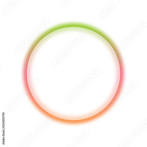 abstract colorful circle frame