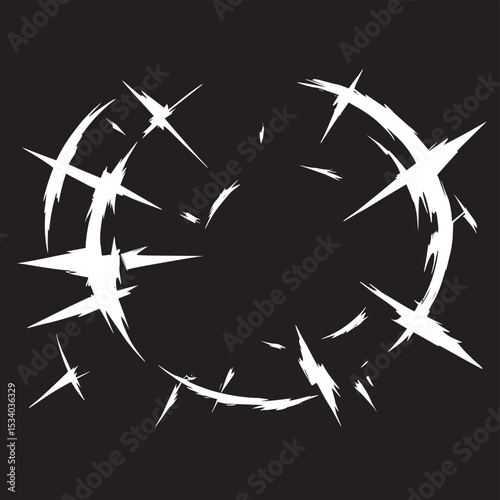explosion effect anime black and white flash of light effect anime