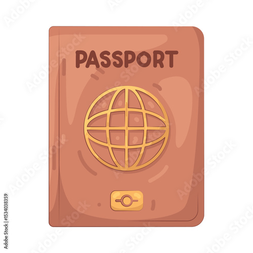 Illustration of passport 