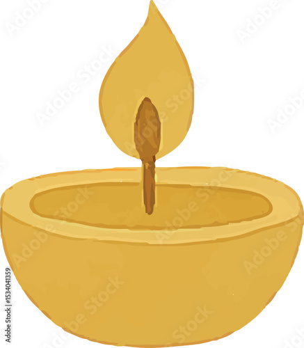 A small candle in a round holder emits a cozy glow, enhancing spa and self-care vibes. Its warm design complements skincare routines, perfect for wellness promotions and relaxing cosmetic settings