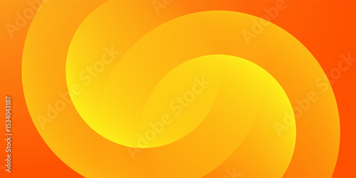 Abstract orange background with circles. Vector illustration