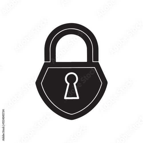 Secure Padlock Icon Safety, Security, Privacy, Protection Symbol
