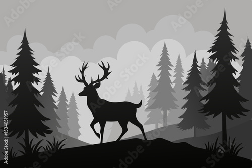 deer in the forest