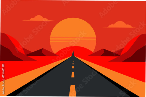 road in the desert