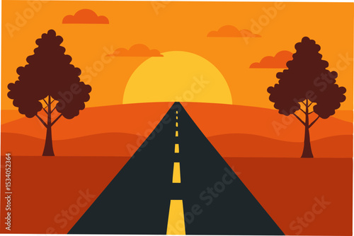 flat-rural-road-with-trees-on-both-sides