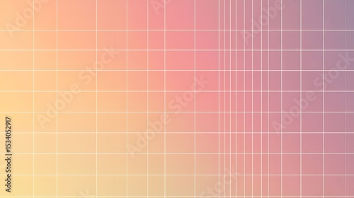 Delicate grid pattern with soft color gradients.