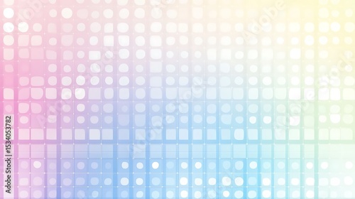 Abstract geometric pattern with pastel colors.